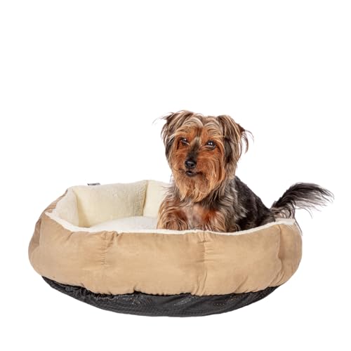 Lit matelassé pour chien taille M 62x60cm avec doublure fourrure - 3