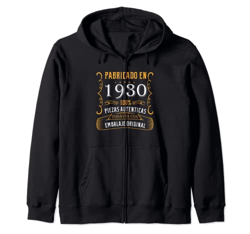 Fabricado 1930 Años Cumpleaños Hombre Mujer Nacen En 1930 Sudadera con Capucha