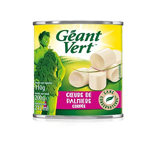Géant Vert - Palmito Cortadas De 110G - Lot De 3 - Precio Por Lote - Entrega Rápida