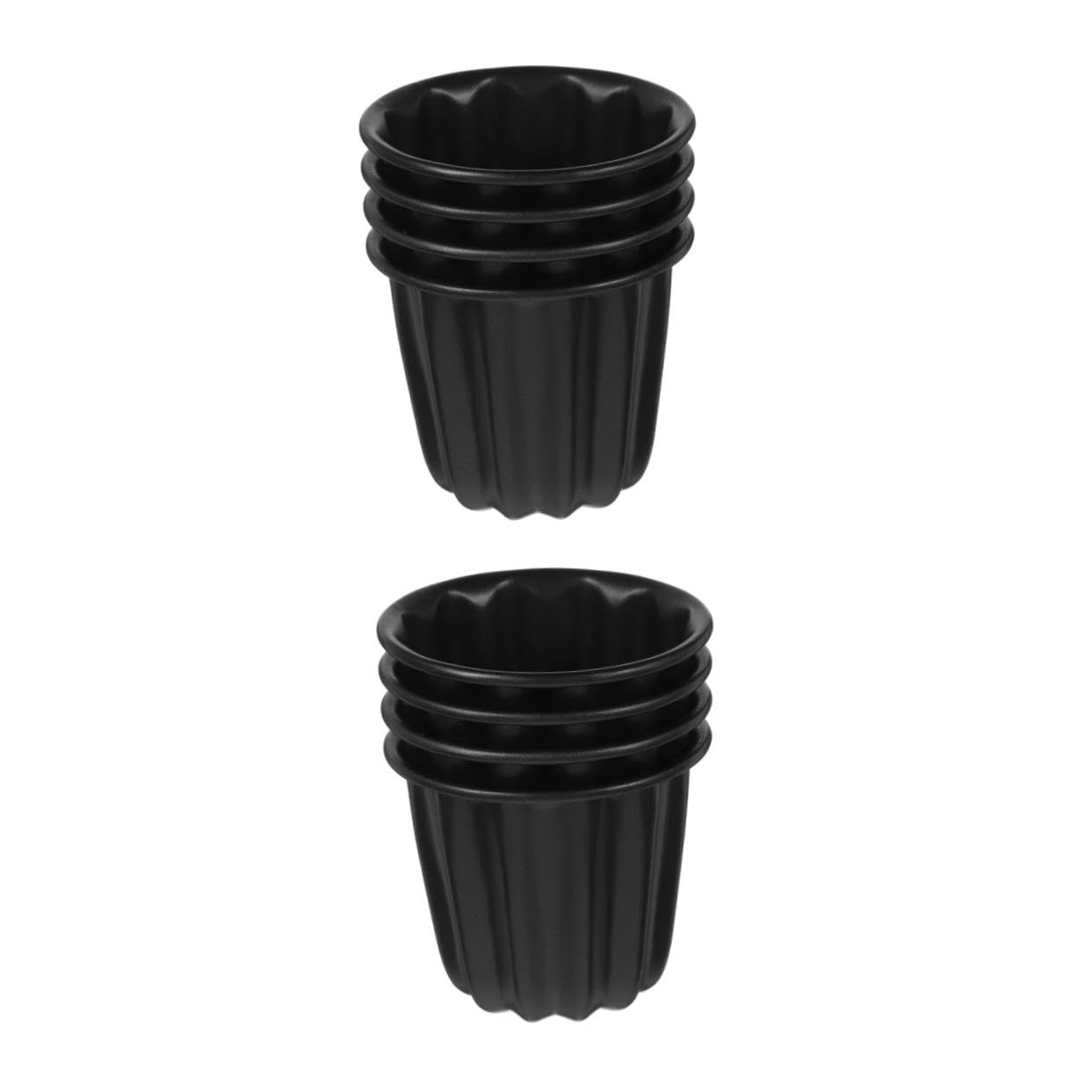 COLLBATH Lot De 2 Moules À Cannelle En Métal Pour Gâteaux Puddings Muffins Et Gelées (4 Pièces X 2)