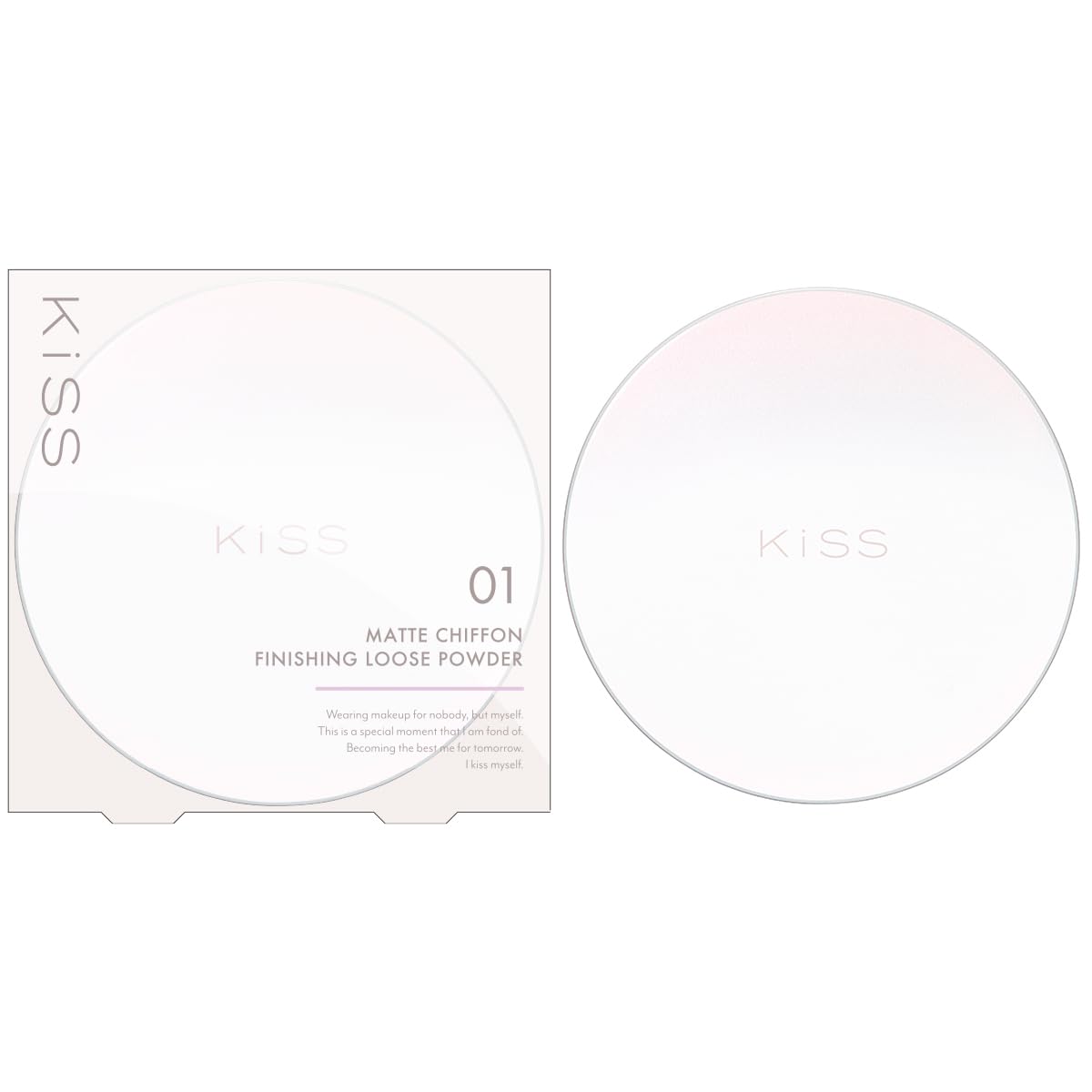 kiss(キス) KiSS マットシフォン フィニッシングルースパウダー01 ライト 14g セミマット テカリを抑えてメイク持ちアップ