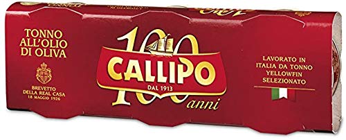 Giacinto Callipo Callipo Tonno all'Olio di Oliva, Scatola - 18 confezionda 80 g [18 pezzi, 1440 g]