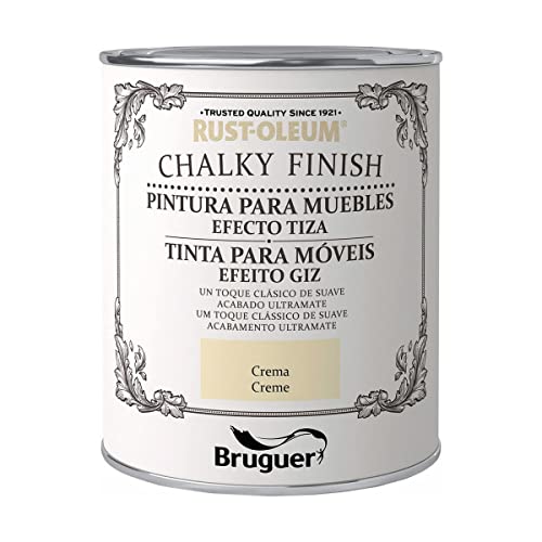 Rust-Oleum Bruguer Chalky Finish Möbelfarbe Creme 750 ml