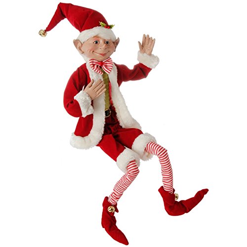 RAZ Imports 30" Posable Elf