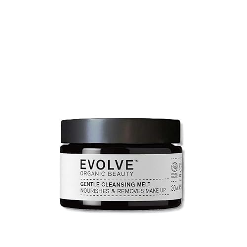 Evolve Organic Beauty - Bálsamo derretido de limpieza suave  Calma, hidrata, quita el maquillaje, nutre  Aceite de baobab, vainilla  Lote pequeño,