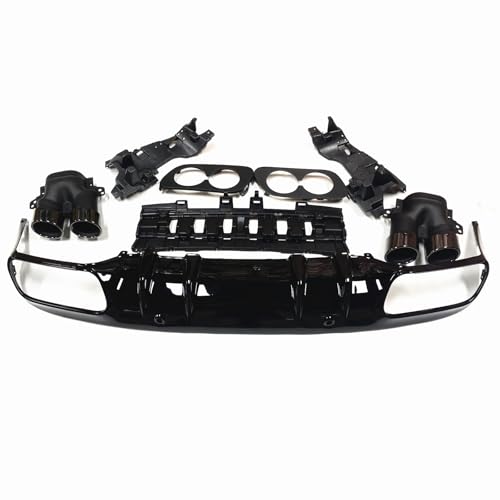 Difusor de parachoques trasero de coche para Benz Clase C W205 Coupe AMG 2015-2021