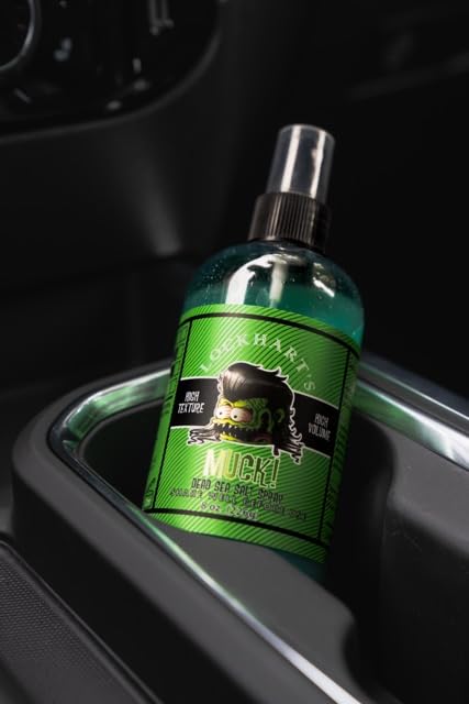 Lockhart's Handcrafted MUCK - Dead Sea Salt Hair Styling Spray For Men - With DHT Shield - Medium Hold - Matte Finish (8.0oz.) - Image 5