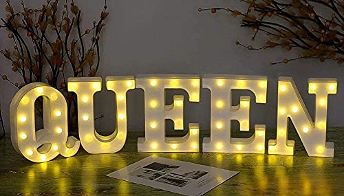 Image of Marquee U Alphabet Shaped LED Light Lamp for Decoration Decore Walls Hanging Birthday Party Wedding (U)