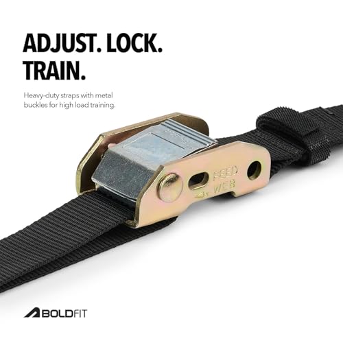 Image of Gymnastic ABS Rings with Heavy Duty Adjustable Strap Capacity with 14.5ft Adjustable Buckle Straps for Cross Fitness Functional Training for Home Gym Full Body Workout