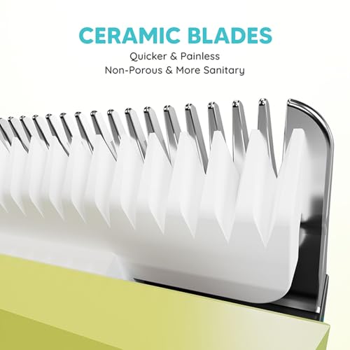 Image of Letsshave EZ‑WIZZY Pet Trimmer Pro Replacement Blade - Pack of 2 | Sharp & Whisper‑Quiet | Ceramic Blades | Dogs, Cats and All other Furr Animal Grooming