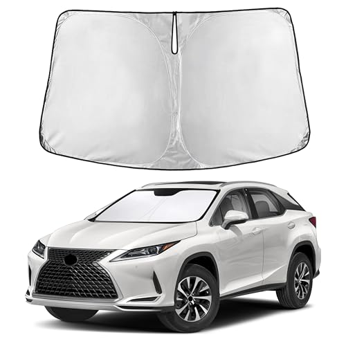 Image of Autovir Windshield Sun Shade Fit for 2016-2020 2021 2022 Lexus RX-350 Sunshade, Front Car Window Shades Sun Visor, Blocks UV Rays & Heat, Car Accessories