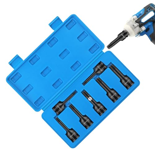 Herramienta de extracción de tornillos pelados de 7 piezas, kit de extractor de tornillos de 7 piezas - Juego de extractores de tornillos de metal Kit de extracción de tornillos pelados - Kit de extra
