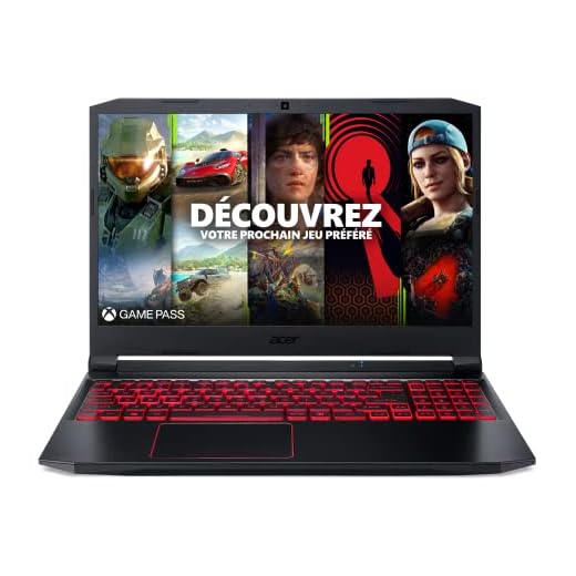 Acer Nitro 5 AN515-57-52LE Ordinateur Portable Gaming 15,6'' FHD IPS 144 Hz, PC Portable Gamer (Intel Core i5-11400H, NVIDIA GeForce RTX 3050Ti, RAM 16 Go, 512 Go SSD, Windows 11) - Laptop Gaming Noir