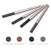 [ 2 Pack]Eyebrow Pencil, Waterproof Eyebrow Makeup with Dual Ends, Professional Brow Enhancing Kit with Eyebrow Brush (Dark Brown #1)