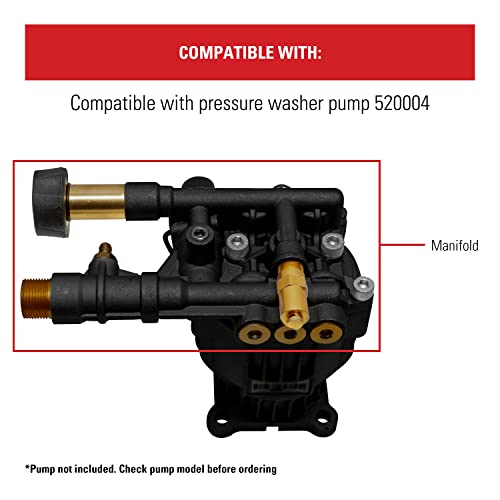 Simpson Cleaning 7110163 Manifold Replacement Kit For Oem Technologies 520004 Axial Cam Pressure Washer Pump, Black #TOP2