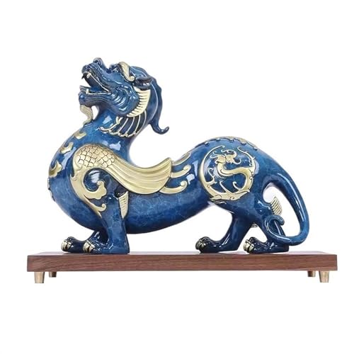 Sculpture d'art en cuivre bête CNCNSH : objet de décoration d'exception pour bureau chic