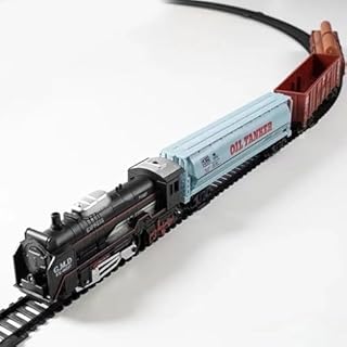 Trains Model- Rail Chief Ready to Run 130 Piece Electric Train Set -2