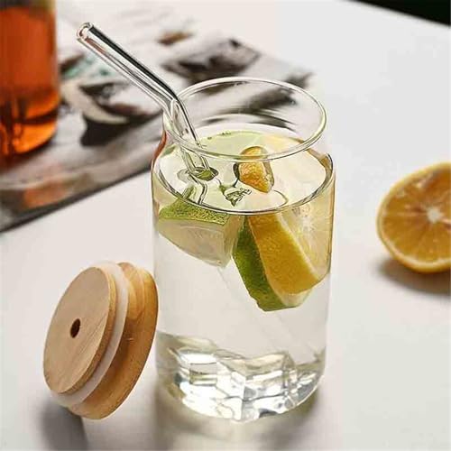 Vasos de vidrio con tapa anticaídas para evitar derrames en tu escritorio 5