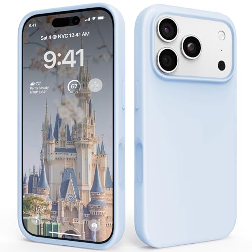 Coque iPhone 17 Pro silicone liquide finition premium douce