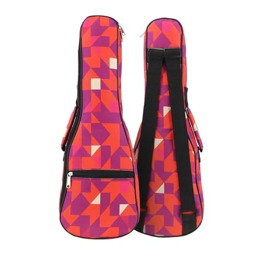 Sac à dos ukulélé concert imperméable anti mal de dos avec fenêtre transparente en PU