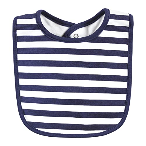 Image of Hudson Baby Unisex Baby Cotton Bibs, Boy Bold Family, One Size