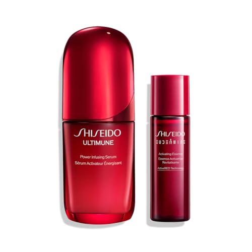 SHISEIDO アルティミューン EC限定キット | 新美容液（50mL） ＋ 化粧液特製サイズ（30mL）セット | 2025年モデル | 除去する美容液 | ジェル・リキッド状 | グリーンフローラルの香り | エイジングケア ハリ 乾燥 | 資生堂のサムネイル