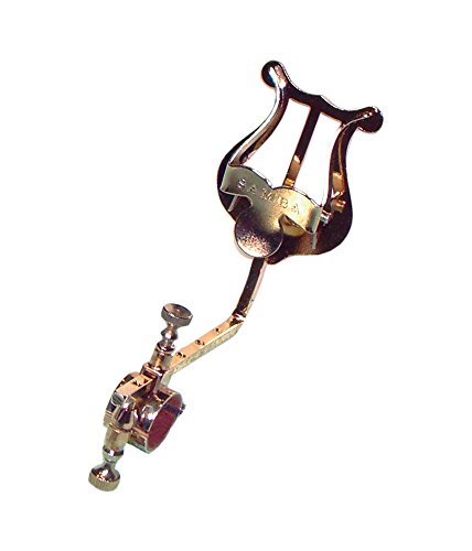 Atril marcha corneta con argolla codo de tuber}