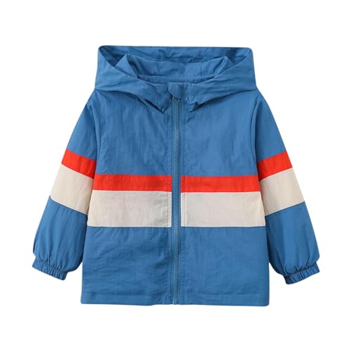 Girls Lightweight Waterproof Rain Jacket with Pockets Windbreaker Raincoats Cute Clothes Breathable Fall Outfits Girl Fashion Kids Water-Resistant Packable Poncho 01# Dark Blue 9 Years