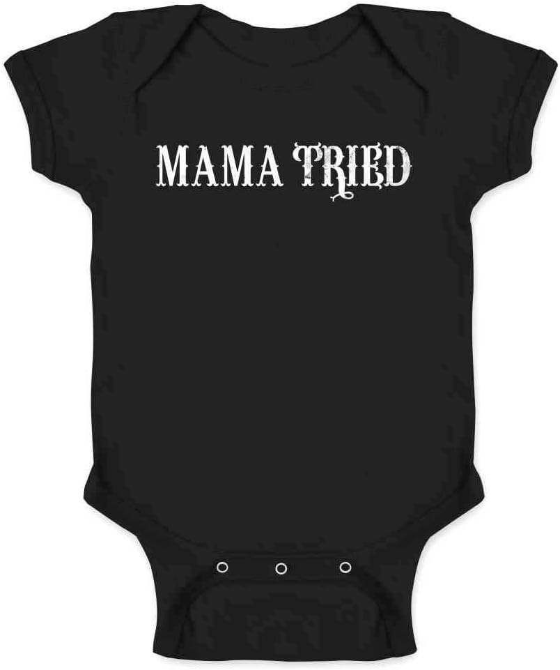 Pop ThreadsMama Tried Retro Country Baby Toddler Kids Girl Boy T-Shirt