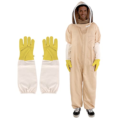 Zelaby Beekeeping Suit with Veil and Gloves (XXL)