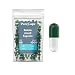 1000 GREEN/ CLEAR empty gel GELATIN CAPSULES ~SIZE 00 ~ Colored Clear/Green (Kosher/ Halal)