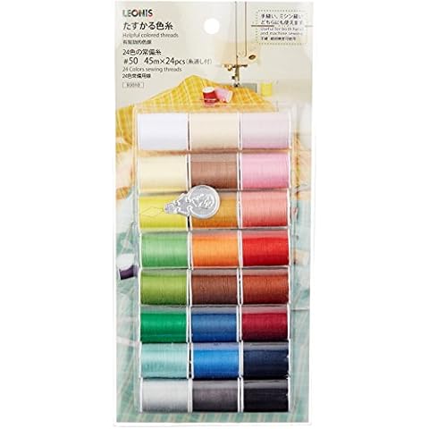 LEONIS 24 Color Set of Sewing Threads [ 93010 ] Cover