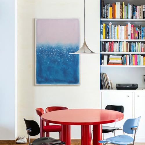 Modern Minimalist Abstract Canvas Wall Art, Textured Sandstone Oil Painting — view 3