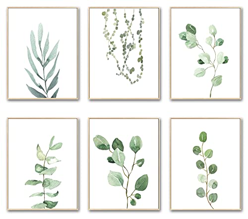 Arte de pared de plantas botánicas que llena de luz y frescura tu salón