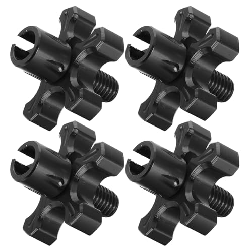 Tornillos de embrague de 8 mm en aleación ligera anodizada negra para moto y UTV juego de 4 2