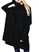 Mordenmiss Women's New Fall Solid Pullover Styling Knit Sweater (M, Style 1 Black)