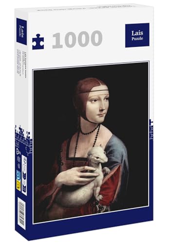 Lais Puzzle Leonardo da Vinci - Ritratto di Dama con ermellino 1000 Pezzi