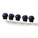 Lightronic 12V DC 20 Amp On/Off Rocker Switch Toggle IP65 Waterproof Car Boat 3P SPST Blue LED Indicator(5pcs, Blue)