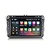 Produktbild ERISIN 8 Zoll Android 10.0 Autoradio für VW Golf Passat Tiguan Seat Skoda mit GPS-Navi Unterstützt Carplay Android Auto Bluetooth A2DP WiFi 4G DAB + RDS Mirror-Link 2GB RAM+16GB ROM