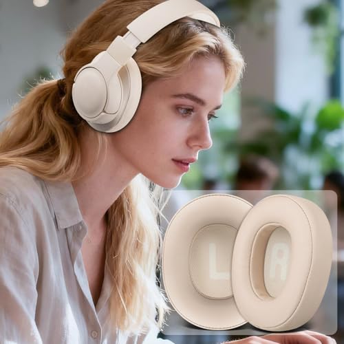 Image of SOULWIT Earpads Replacement for JBL Tune 700(700BT) /710(710BT) /720(720BT) /750(750BT,750BTNC) /760(760NC) /770(770NC) Headphones, Ear Pads Cushions with Softer Noise Isolation Foam (Sand Dune)