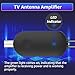 AtomDream Tech TV Antenna Amplifier Signal Booster – USB Powered HDTV Signal Enhancer for Indoor/Outdoor Antennas – Supports 4K/1080P Digital Channels – 1M USB Power Cable + 0.3M Input Line