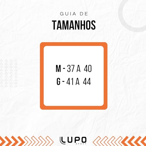 Lupo Kit 6 Pares de Meia Lupo Cano Médio Forro Atoalhado Punho Canelado Algodão Sport Original, 6 Br