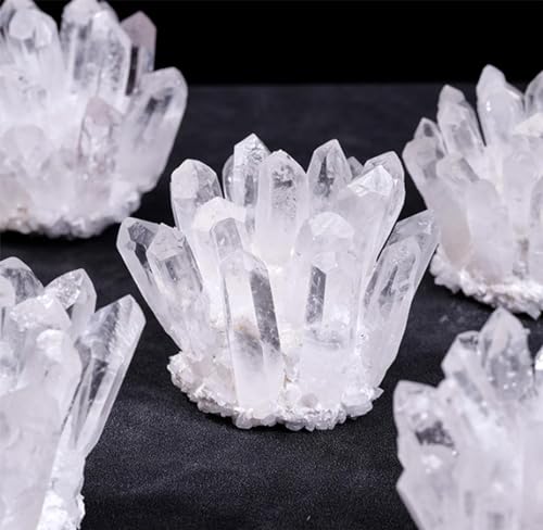 Cristal de roca natural MDBJTCYZN con formacion de geoda irregular 8