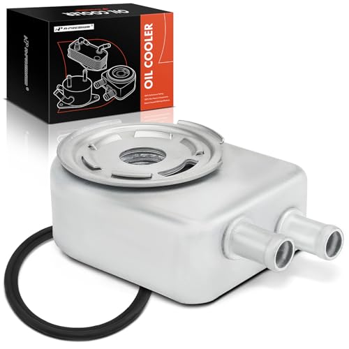 A-Premium Engine Oil Cooler Compatible with Hyundai Elantra N 2022-2023, Sonata 2018-2019, Santa Fe 2019-2020, Tucson, Veloster N, Kona N & Kia Optima, Sorento, Sportage, Stinger & Genesis G70