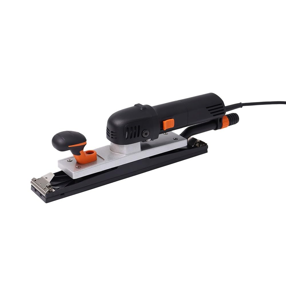 70x400mm długie łóżko elektryczna szlifierka oscylacyjna, 500W zmienna prędkość 3200-7000RPM do automatycznego szpachlowania ścian drewnianych do szlifowania płyt kartonowo-gipsowych