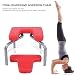 GOTOTOP Taburete de yoga, color rojo, silla de ejercicio, levantamiento de pesas,...
