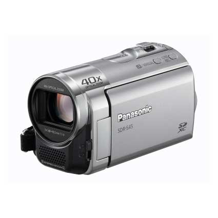 Panasonic SDR-S45 SD Card Camcorder with 40x Optical Zoom - Silver Panasonic SDR-S45 SD Card Camcorder with 40x Optical Zoom - Silver
