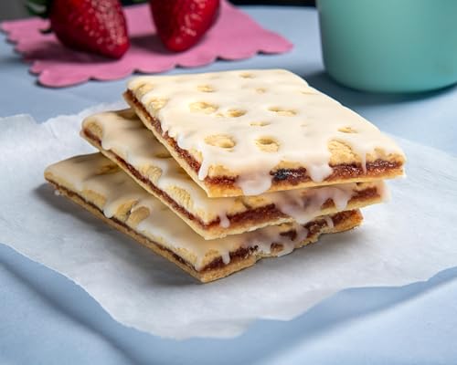 Image of Katz Gluten Free Strawberry Toaster Pastries. Snacks for Kids. Free of Dairy, Peanuts, Tree Nuts, and Sesame. No Artificial Colors. Kosher. 8oz (4pk)