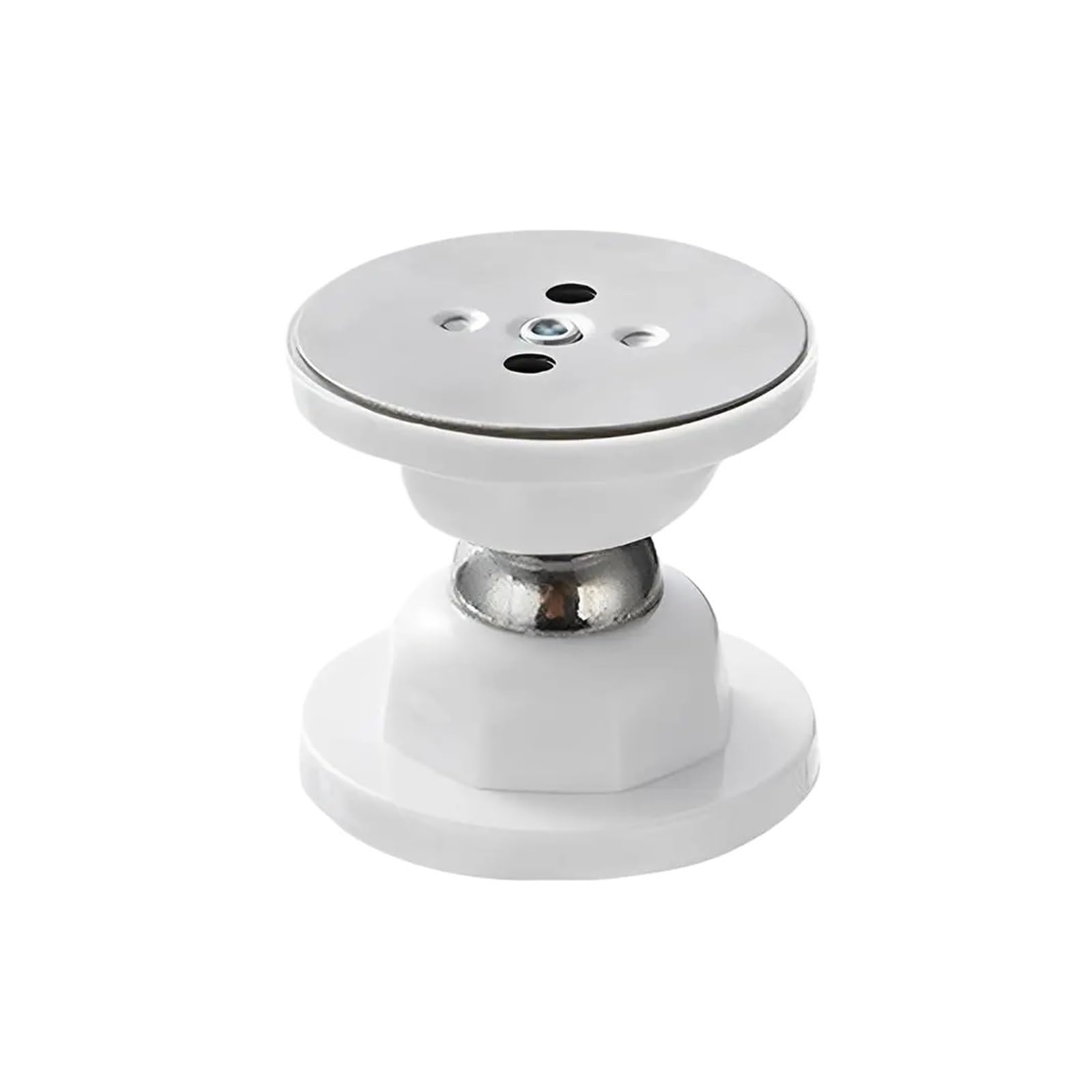Kiddibubzi White Stainless Steel Door Stop Magnetic Door Stopper Holder Anti Collision Windproof Doorstop Door Suction(White)