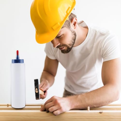 Leimwalzen-Applikatorflasche, Holzleim Leimflasche Set, Kit Zum Auftragen von Holzleim, Universeller Leimroller-Flaschenapplikator, Präzise Leimbeschichtung für die Holzbearbeitung